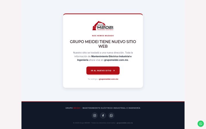 Screenshot of grupomeidei.com