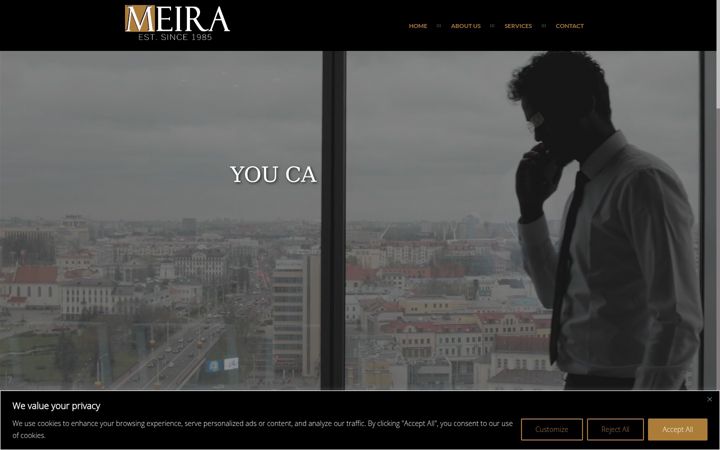 Screenshot of grupomeira.org