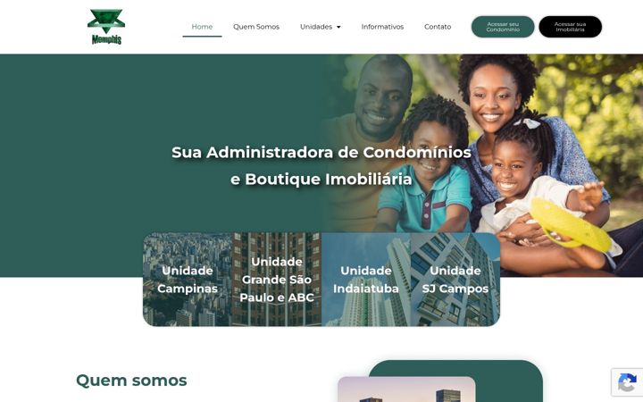 Screenshot of grupomemphis.com.br