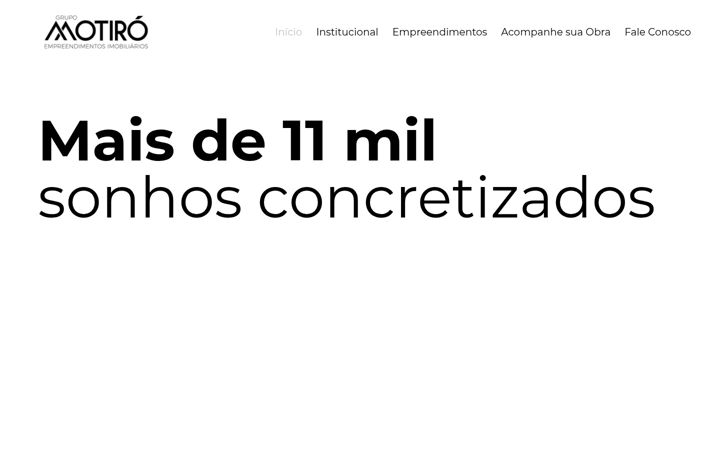 Screenshot of grupomotiro.com.br