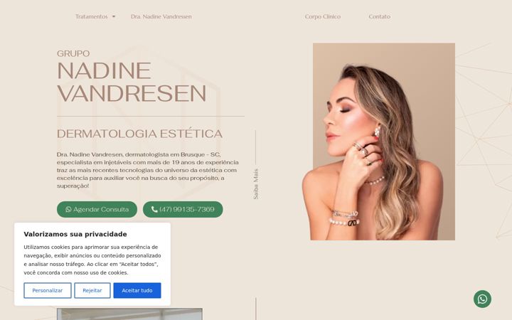Screenshot of gruponadinevandresen.com.br