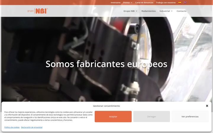 Screenshot of gruponbi.com