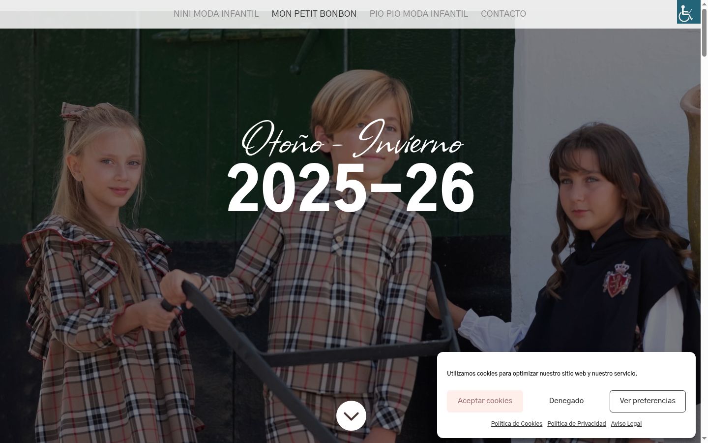 Ekrānuzņēmums ar piekrišanas baneri, kas tika rādīts pirms jebkādas mijiedarbības