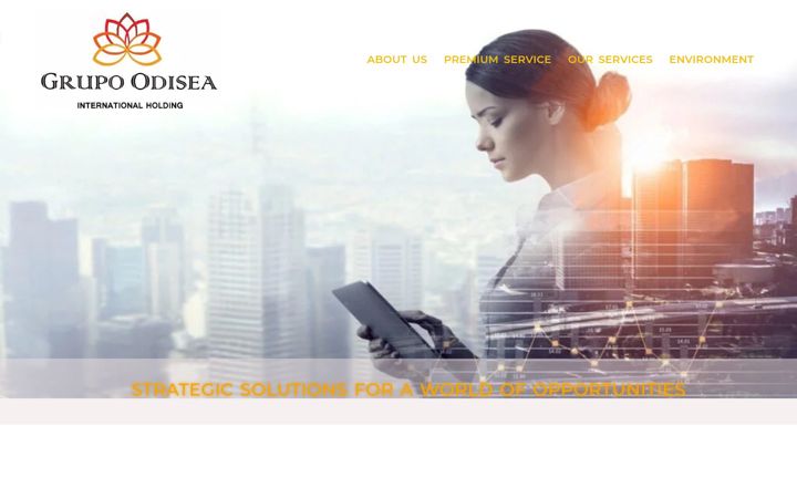 Screenshot of grupoodisea.com
