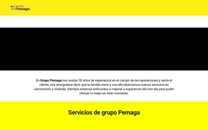 Screenshot of grupopemaga.com