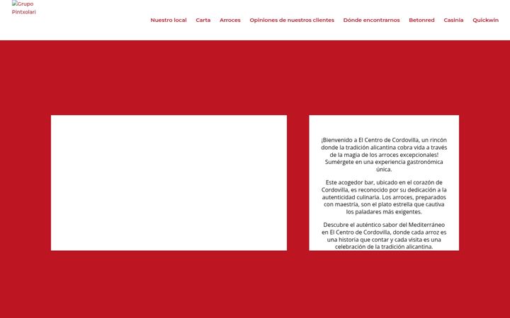Screenshot of grupopintxolari.es