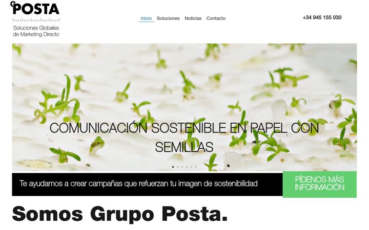 Screenshot of grupoposta.com