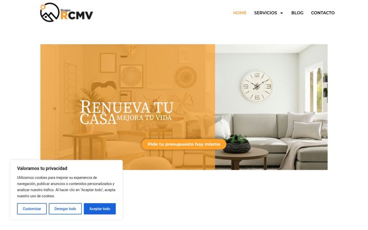 Screenshot of gruporcmv.com