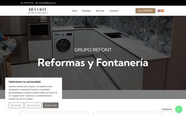 Screenshot of gruporefont.es