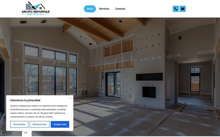 Screenshot of gruporeformasalexene.com