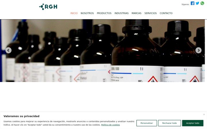 Screenshot of gruporgh.com