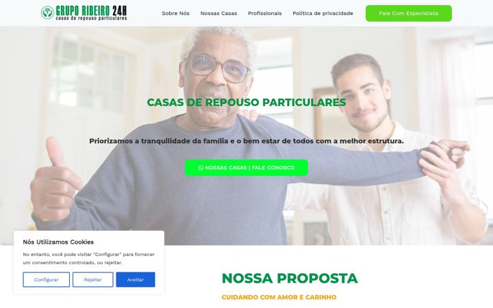 Screenshot of gruporibeirotratamentos.com.br