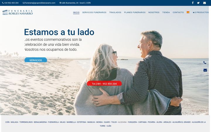 Screenshot of gruporoblesnavarro.com