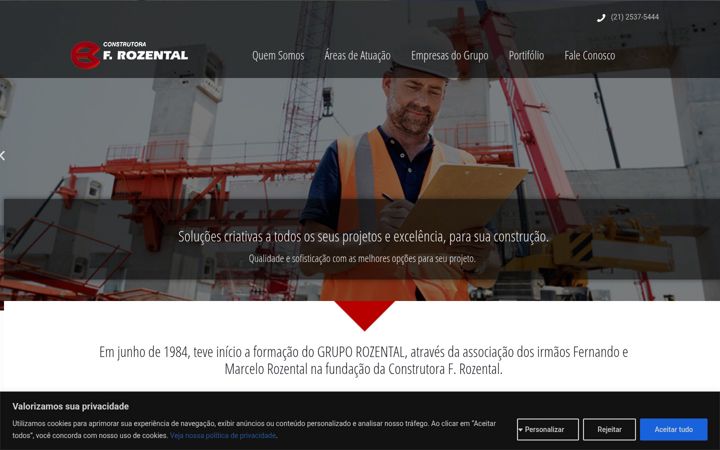 Screenshot of gruporozental.com.br
