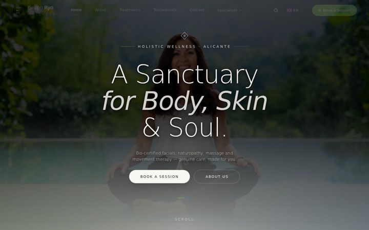 Screenshot of gruporyo.es