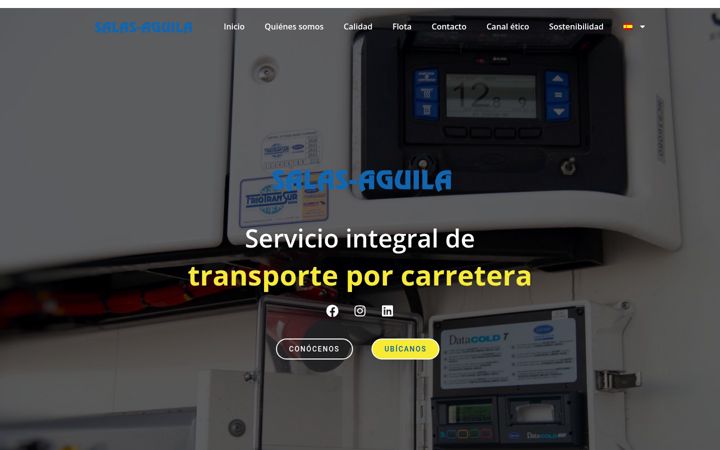 Screenshot of gruposalasaguila.es