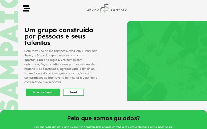 Screenshot of gruposampaio.com