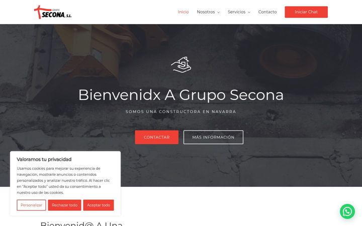 Screenshot of gruposecona.com