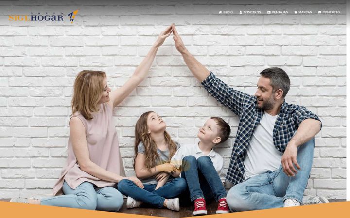 Screenshot of gruposiglhogar.es