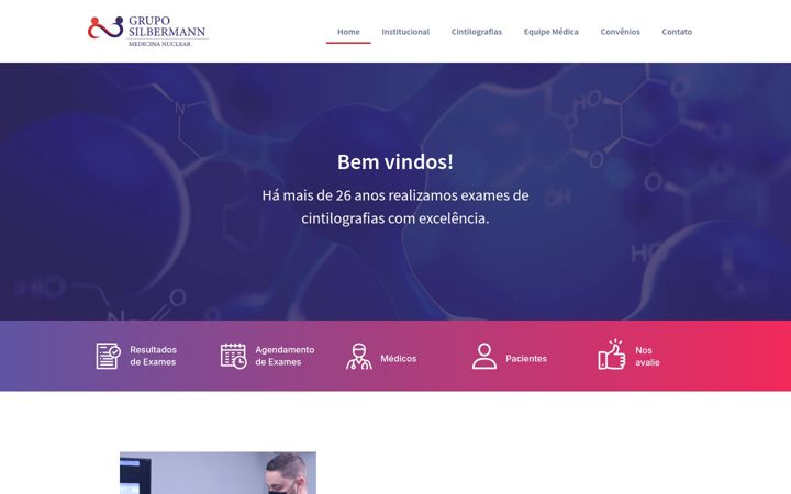 Screenshot of gruposilbermann.com.br