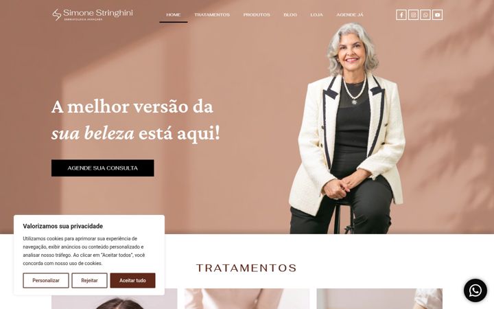 Screenshot of gruposimonestringhini.com.br