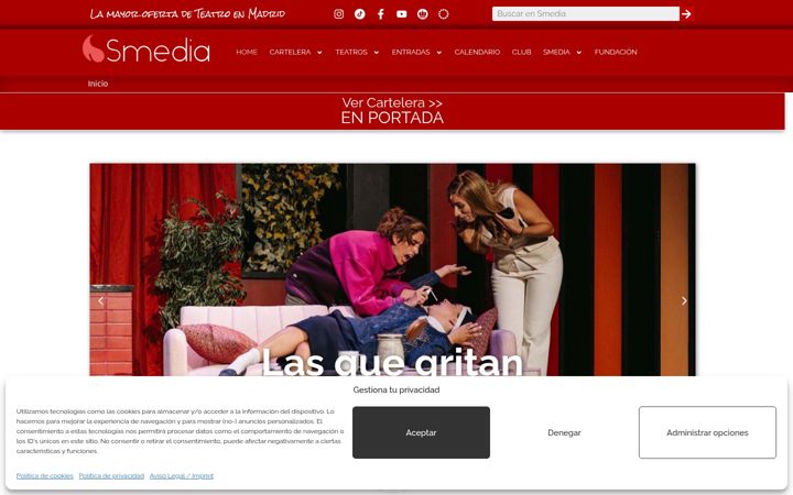 Screenshot of gruposmedia.com