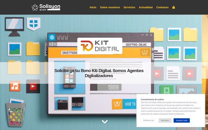 Screenshot of gruposolisyon.es