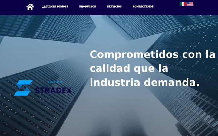Screenshot of grupostradex.com