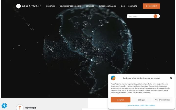 Screenshot of grupotecon.com