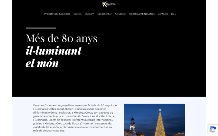Screenshot of grupoximenez.cat