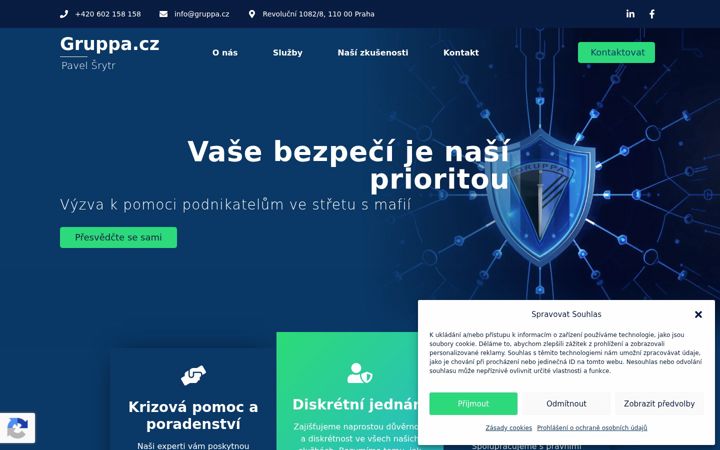 Screenshot of gruppa.cz