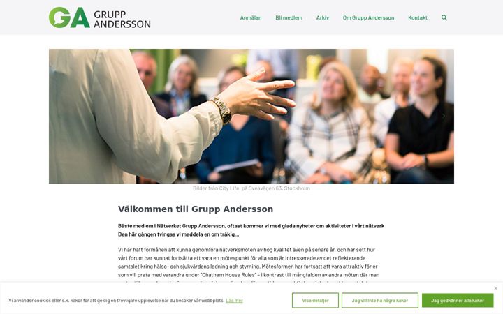 Screenshot of gruppandersson.se