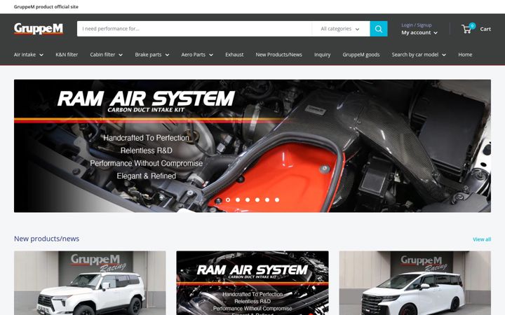 Screenshot of gruppemdirect.com