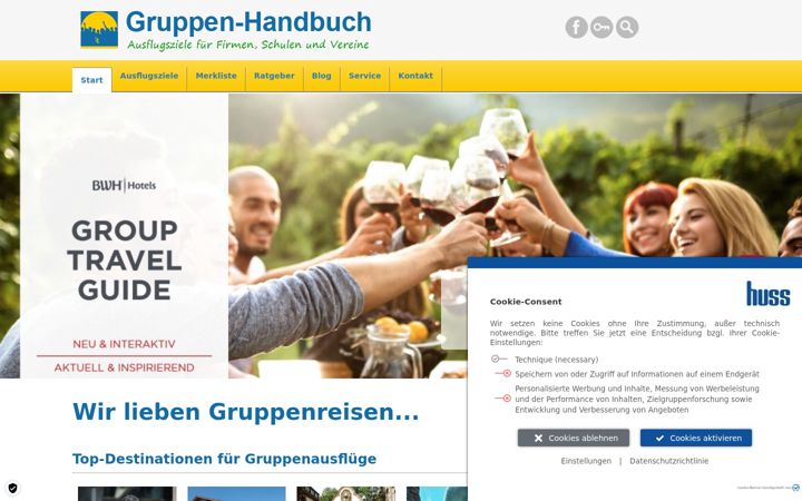 Screenshot of gruppenhandbuch.de