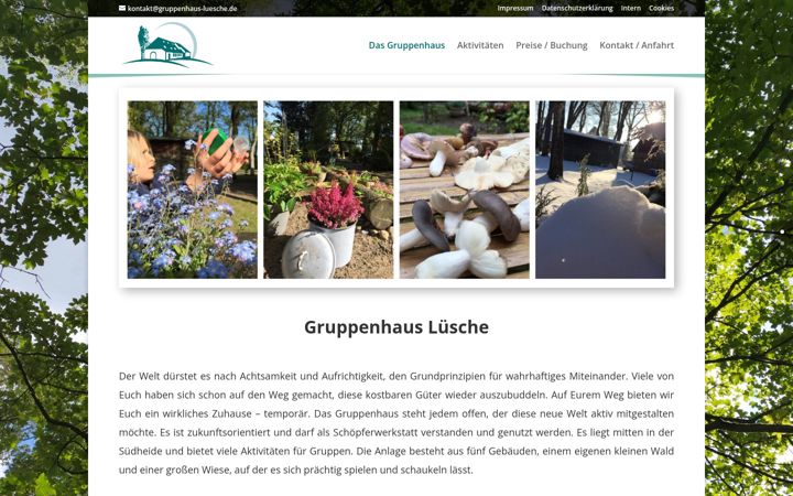 Screenshot of gruppenhaus-luesche.de