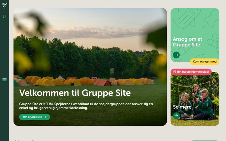 Screenshot of gruppesite.dk