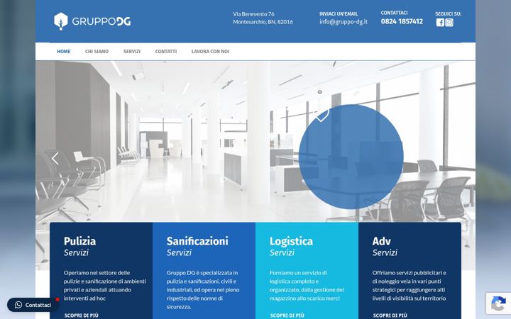 Screenshot of gruppo-dg.it