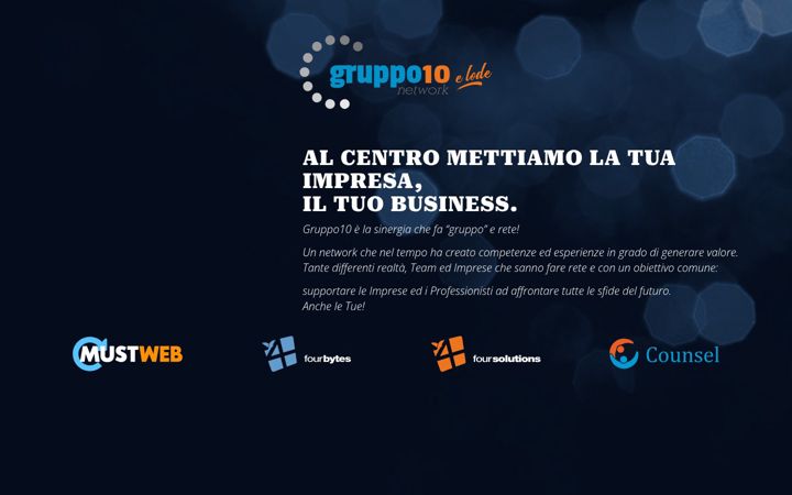Screenshot of gruppo10.it