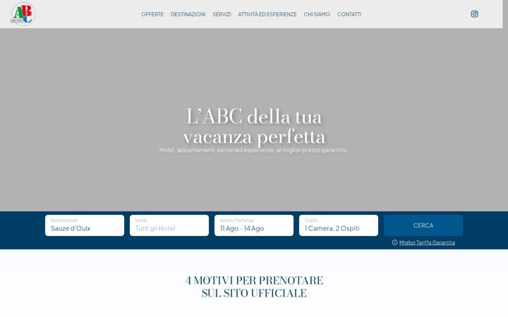 Screenshot of gruppoabc.it