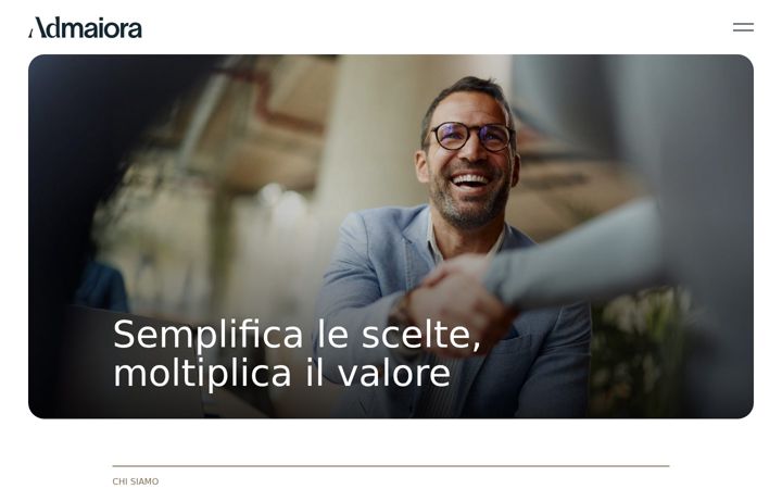Screenshot of gruppoadmaiora.it