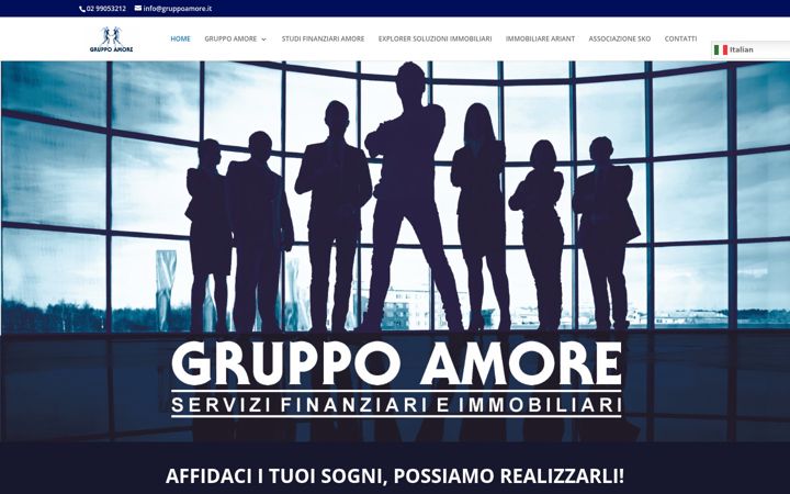 Screenshot of gruppoamore.it