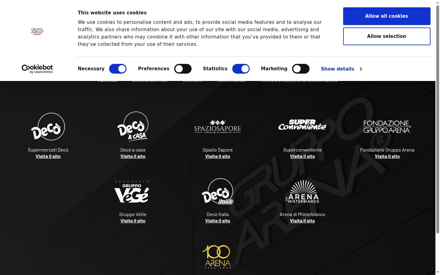 Screenshot tal-banner tal-kunsens muri qabel kwalunkwe interazzjoni