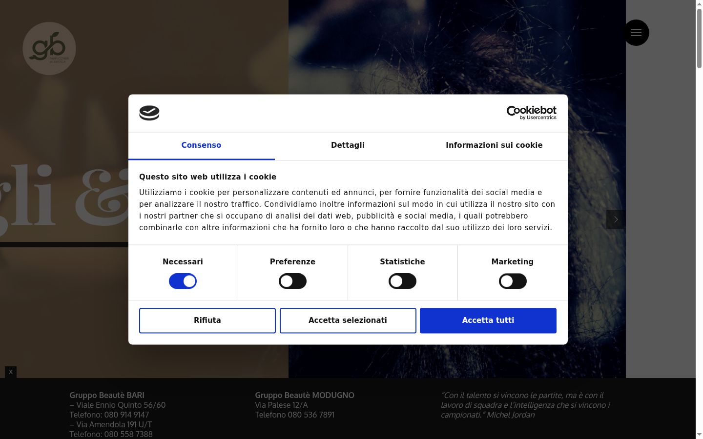 Zrzut ekranu banera zgody wyświetlanego przed jakąkolwiek interakcją