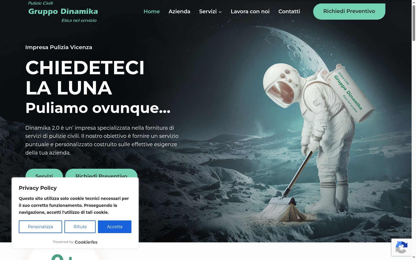 Screenshot tal-banner tal-kunsens muri qabel kwalunkwe interazzjoni