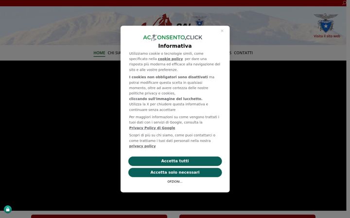 Screenshot di gruppoescursionistibibbiano.it
