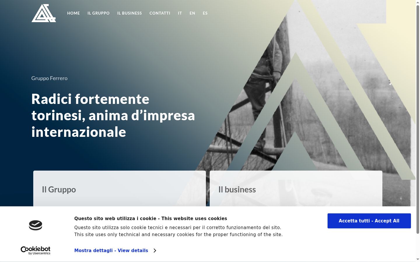 Capture d'écran de la bannière de consentement affichée avant toute interaction