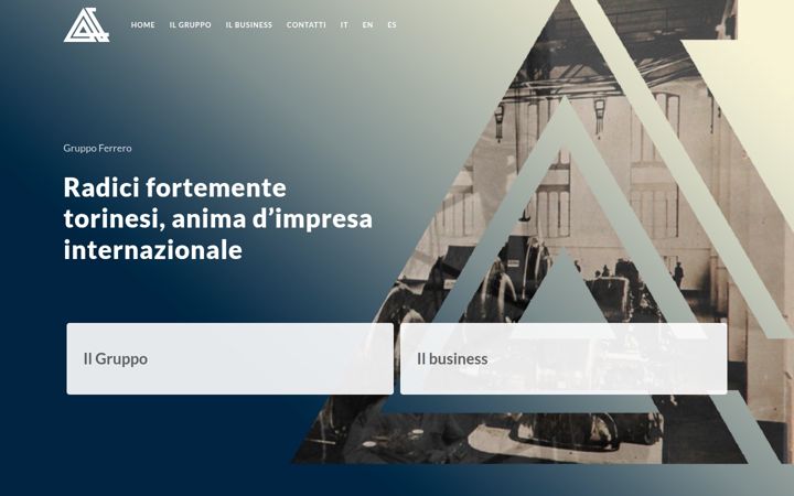 Screenshot of gruppoferrero.it