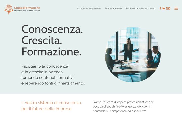Screenshot of gruppoformazione.it