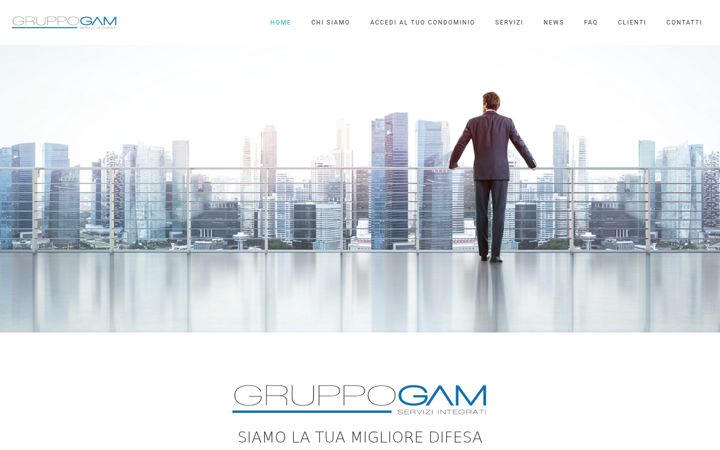 Screenshot of gruppogam.it