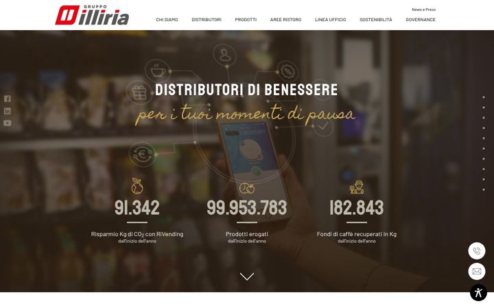 Screenshot of gruppoilliria.it